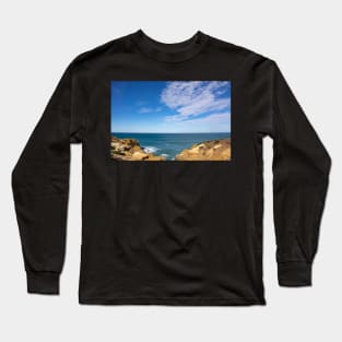 Gold limestone cliffs, The Grotto. Long Sleeve T-Shirt